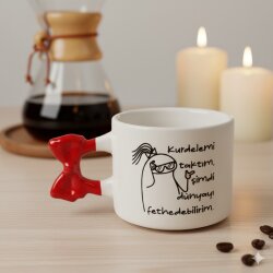 KURDELEMİ TAKTIM-KURDELE KUPA - KIRMIZI SAP - 