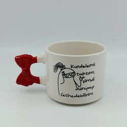 KURDELEMİ TAKTIM-KURDELE KUPA - KIRMIZI SAP - 