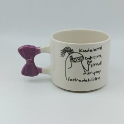 KURDELEMİ TAKTIM-KURDELE KUPA - MOR SAP - 