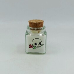 KURU KAFA VE GÜL-TIPALI MUM - TEKLİ - 