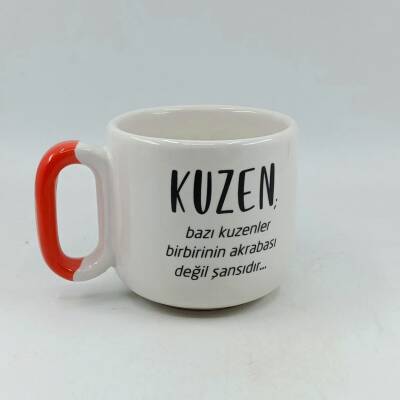 KUZEN - ARYA ÇAY FİNCANI - TURUNCU SAP - 1