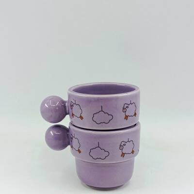 KUZU KUZU-İKİLİ PUNTO ESPRESSO - MOR SAP MOR GÖVDE - 1