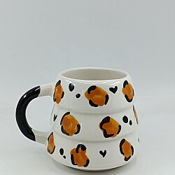 LEOPAR DESEN - 3D-ÇAM KUPA - 3D - 