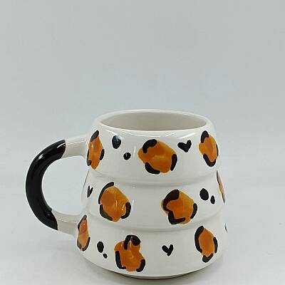 LEOPAR DESEN - 3D-ÇAM KUPA - 3D - 1