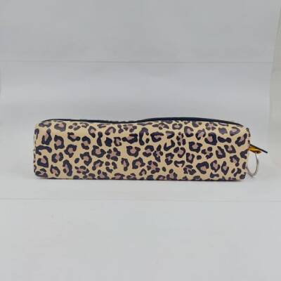 LEOPAR DESEN - 3D-DERİ KALEM KUTU - TEKLİ - 1