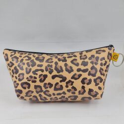 LEOPAR SARMAL-MAKYAJ ÇANTASI - TEKLİ - 