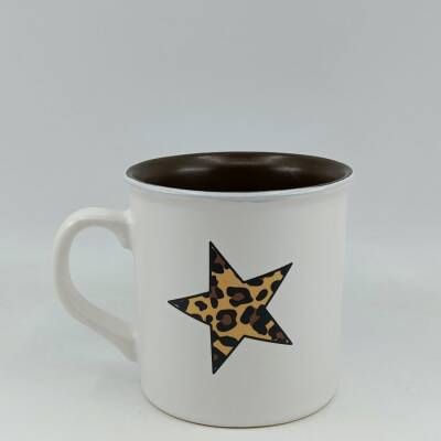 LEOPAR STAR-İDA KUPA - TRANSPARAN SAP TRANSPARAN GÖVDE KAHVERENGİ İÇ - 1