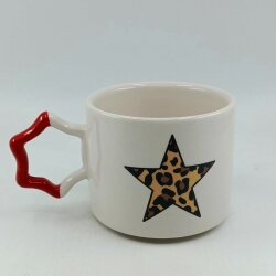 LEOPAR STAR-YILDIZ KUPA - KIRMIZI SAP - 