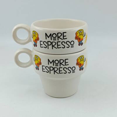 LESS DESPRESSO MORE ESPRESSO-ESPRESSO KUPA - TRANSPARAN GÖVDE - 1