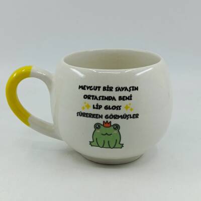 LİP GLOSS - BALON KUPA - SARI SAP - 1