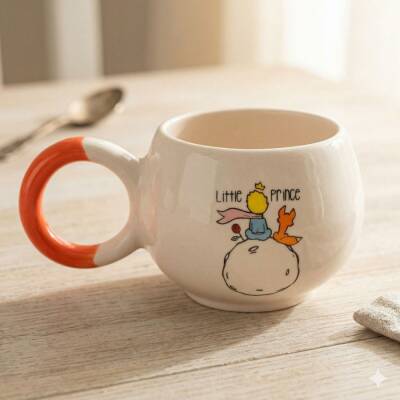 LİTTLE PRİNCE - BALONCUK KUPA - TURUNCU SAP - 1