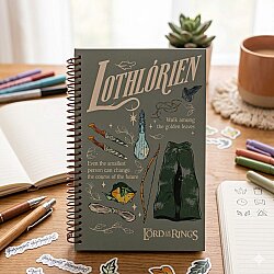 LORD OF THE RINGS LOTHLORIEN-SPİRALLİ DEFTER - TEKLİ - 