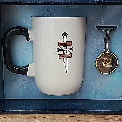 LOTR ARAGON KILIÇ-LİSANSLI KUPA ANAHTARLIK SET - TEKLİ - 