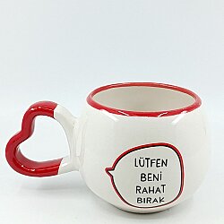 LÜTFEN BENİ RAHAT BIRAK-AMOUR KUPA - KIRMIZI SAP KIRMIZI TURNET - 