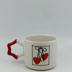 MA CHERİE-YILDIZ KUPA - KIRMIZI SAP - 