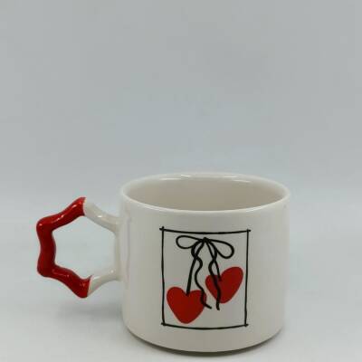 MA CHERİE-YILDIZ KUPA - KIRMIZI SAP - 1