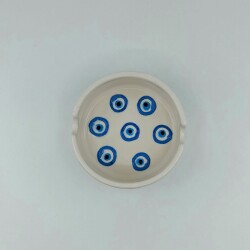 MAVİ NAZAR BONCUK - 3D-YUVARLAK KÜÇÜK KÜLLÜK - TRANSPARAN - 