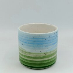 MAVİ YEŞİL FIRÇA DARBESİ - 3D-ORBİS KUPA - 3D - 