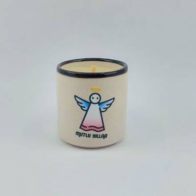 MELEK MUTLU YILLAR-MARS KOKULU MUM - TRANSPARAN GÖVDE - 1