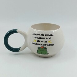 MEVCUT BİR SAVAŞIN ORTASINDA - BALONCUK KUPA - YEŞİL SAP - 