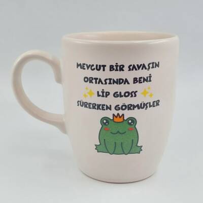 MEVCUT BİR SAVAŞIN ORTASINDA - OVAL KUPA - TRANSPARAN SAP - 1