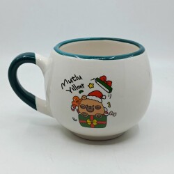 MİNİK AYICIK HEDİYE MUTLU YILLAR-BALON KUPA - YEŞİL SAP YEŞİL TURNETT - 