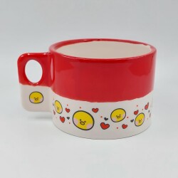 MİNİK CİVCİVLER-POLO KUPA - KIRMIZI ALT - 