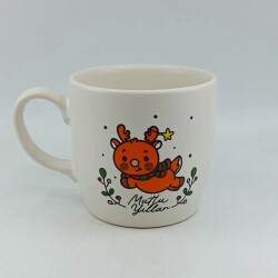 MİNİK GEYİK MUTLU YILLAR-BODUR KUPA - TRANSPARAN - 