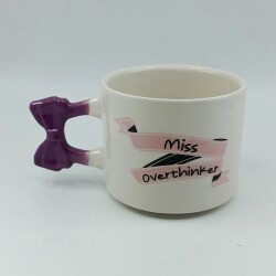 MİSS OVERTHİNKER-KURDELE KUPA - MOR SAP - 