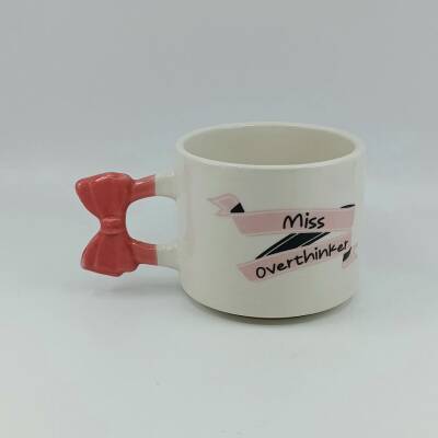 MİSS OVERTHİNKER-KURDELE KUPA - PEMBE SAP - 1