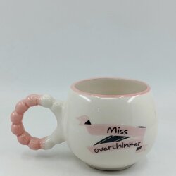 MİSS OVERTHİNKER-PUF KUPA - PEMBE SAP PEMBE TURNET - 