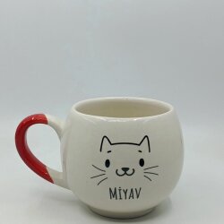 MİYAV - BALON KUPA - KIRMIZI SAP - 