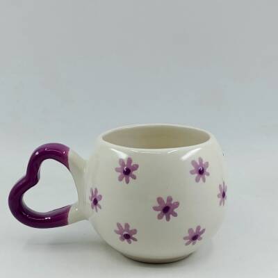 MOR ÇİÇEKLER - 3D-AMOUR KUPA - 3D - 1