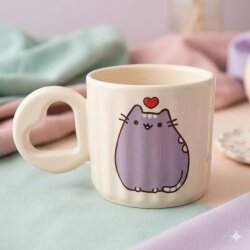 MOR KALPLİ KEDİ-EROS KUPA - TRANSPARAN SAP TRANSPARAN GÖVDE - 