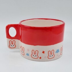 MOR TAVŞAN-POLO KUPA - KIRMIZI ALT - 