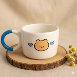 MR AYI-DÜĞÜM KUPA - AÇIK MAVİ SAP - 