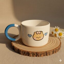 MRS AYI-DÜĞÜM KUPA - AÇIK MAVİ SAP - 