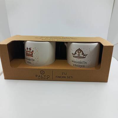 MUHABBETİN KRALI & MUHABBETİN KRALİÇESİ-İKİLİ ARYA ÇAY - RENKLİ SAP - 2