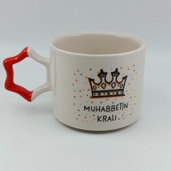 MUHABBETİN KRALI-YILDIZ KUPA - TURUNCU SAP - 