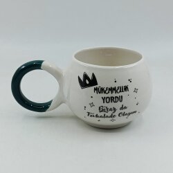 MÜKEMMELLİK YORDU BİRAZ DA - BALONCUK KUPA - YEŞİL SAP - 