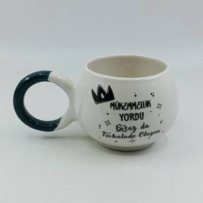 MÜKEMMELLİK YORDU BİRAZ DA - BALONCUK KUPA - YEŞİL SAP - 1