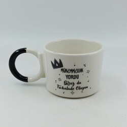 MÜKEMMELLİK YORDU BİRAZ DA - DÜĞÜM KUPA - SİYAH SAP - 