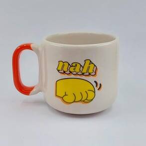 NAH - ARYA ÇAY FİNCANI - TURUNCU SAP - 1