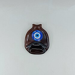 NAZAR BONCUĞU 5-CAM ŞİŞE MAGNET - TEKLİ - 