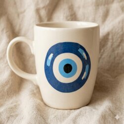 NAZAR BONCUĞU 5-OVAL KUPA - TRANSPARAN SAP - 