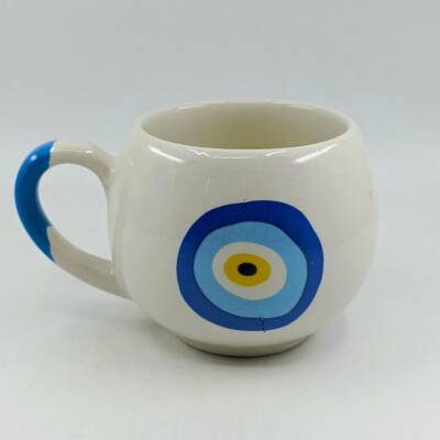 NAZAR BONCUĞU-YAZI-BALON KUPA - KOBALT SAP - 1