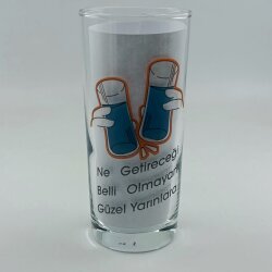 NE GETIRECEGI BELLI OLMAYAN GUZEL YARINLARA-RAKI BARDAĞI - ŞEFFAF - 