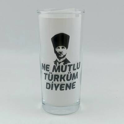 NE MUTLU TÜRKÜM DİYENE-RAKI BARDAĞI - ŞEFFAF - 1