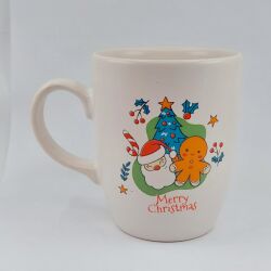 NEOL ÇAM AĞACI KURABİYE ADAM MUTLU YILLAR-OVAL KUPA - TRANSPARAN SAP - 