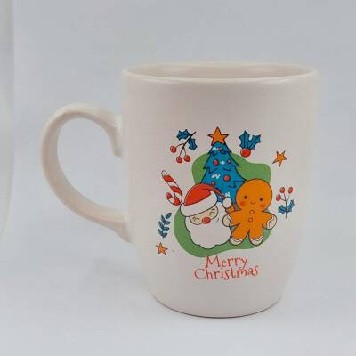 NEOL ÇAM AĞACI KURABİYE ADAM MUTLU YILLAR-OVAL KUPA - TRANSPARAN SAP - 1